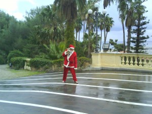 Babbo Natale dal presidente della provincia di imperia