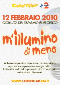 M'illumino di meno 2010